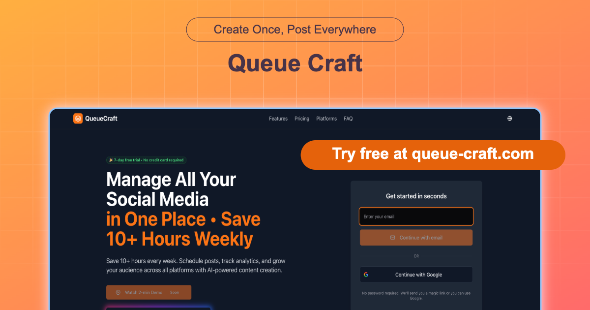 Queue Craft logo
